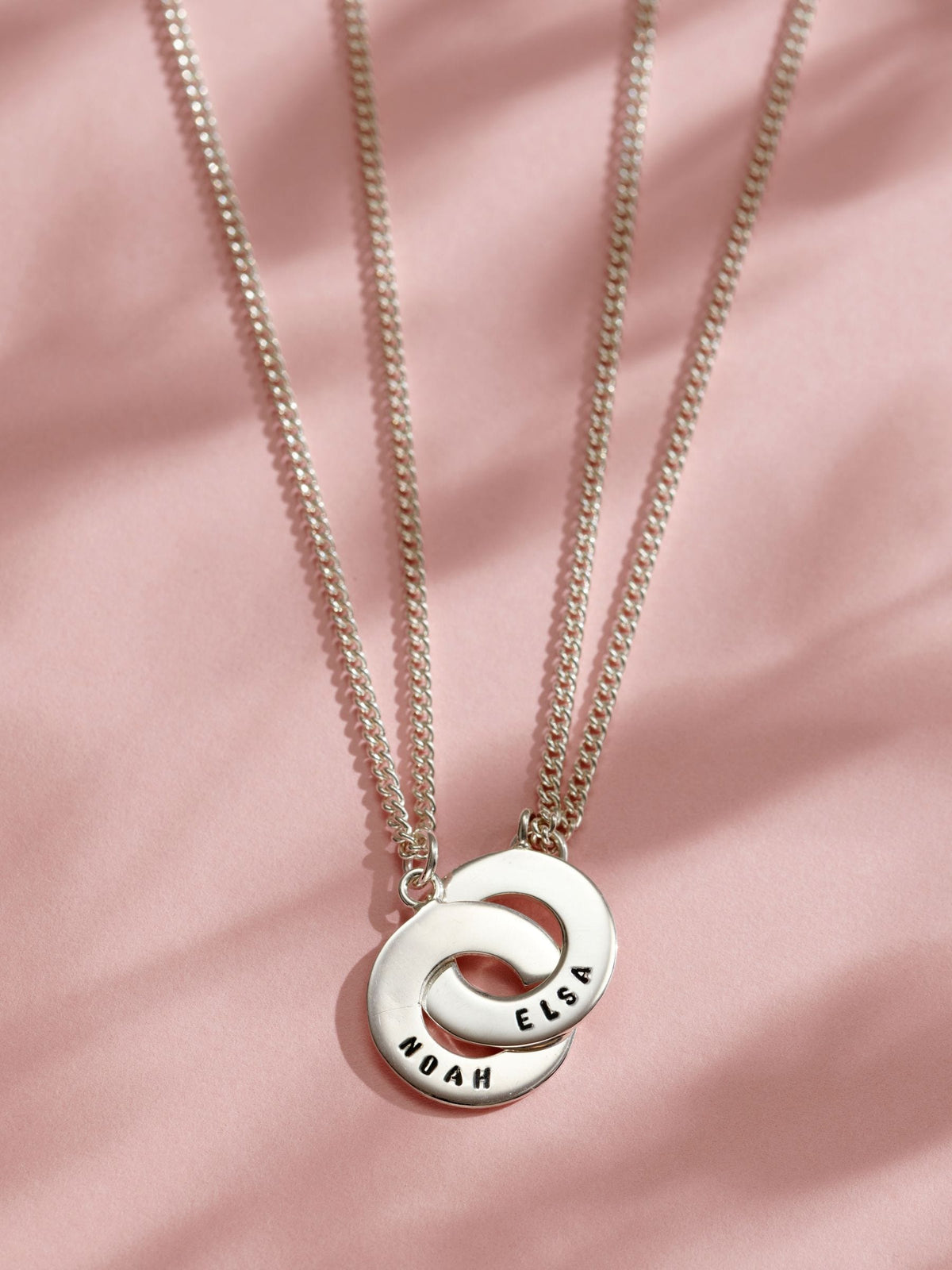 Posh Totty Designs personalised sterling silver necklace, UK version