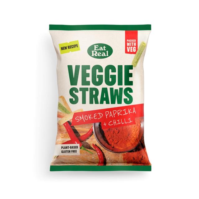 Eat Real Smoked Paprika & Chilli Veggie Straws   110g GOODS M&S   