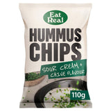 Eat Real Hummus Chips Sour Cream & Chive Sharing   110g GOODS M&S   