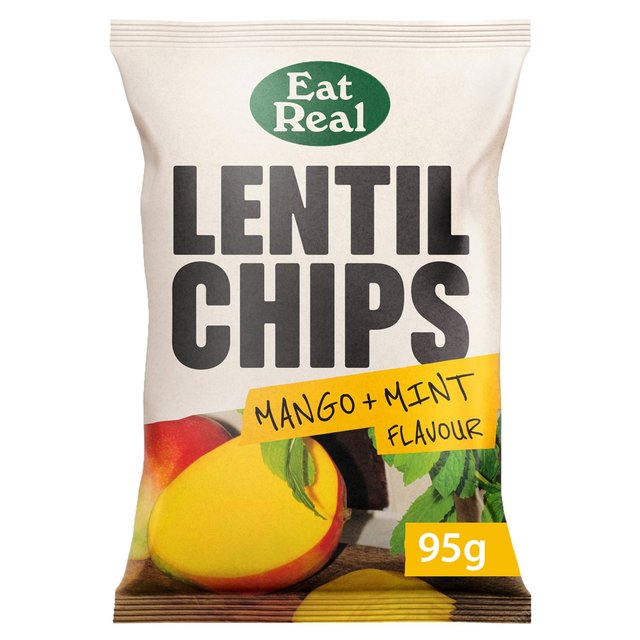 Eat Real Lentil Chips Mango & Mint Sharing   95g GOODS M&S   