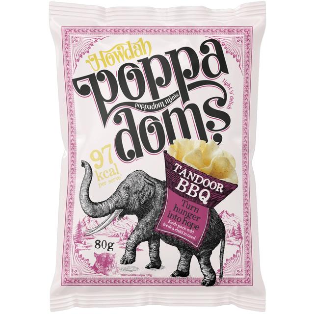 Howdah Poppadoms Tandoor BBQ   82.5g GOODS M&S   