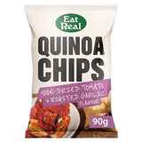 Eat Real Quinoa Chips Sundried Tomato Roasted Garlic Sharing   90g GOODS M&S   