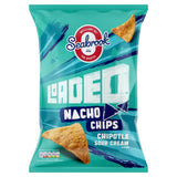 Seabrook Loaded Nacho Chips Sour Cream & Chipotle Sharing Bag   130g GOODS M&S   