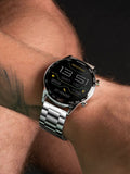 45mm Round Case Smart Watch with Touch Screen and Silicone Strap