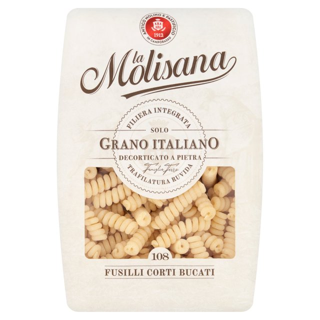 La Molisana Fusilli Corti Bucati Pasta No.108   500g