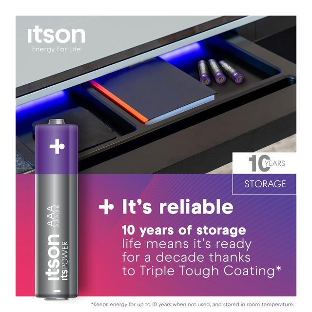 itson Itspower 8 AAA Alkaline Battery   8 per pack GOODS M&S   