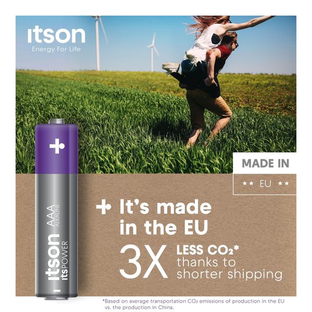 itson Itspower 8 AAA Alkaline Battery   8 per pack GOODS M&S   