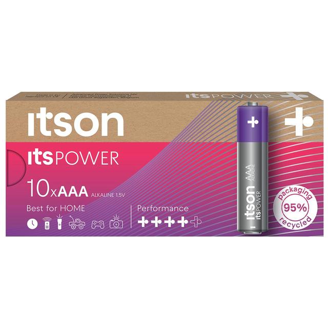 itson Itspower 10 AAA Alkaline Battery   10 per pack GOODS M&S   