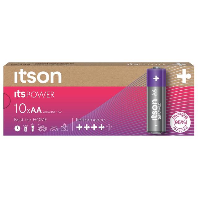 itson Itspower AA 10 Alkaline Battery   10 per pack GOODS M&S   