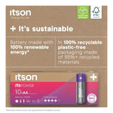 itson Itspower AA 10 Alkaline Battery   10 per pack GOODS M&S   