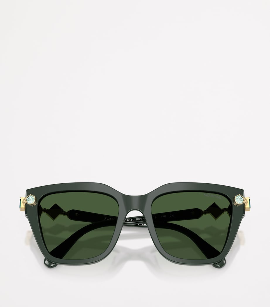 Swarovski acetate oversized SK6041 sunglasses, imported from the UK