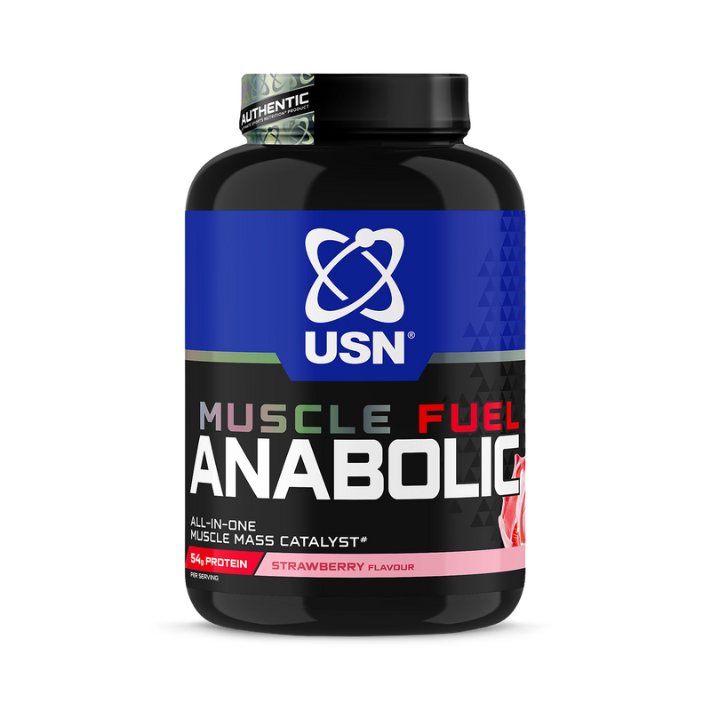 USN Muscle Fuel Anabolic strawberry protein powder 2kg, imported from the UK