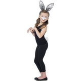 Smiffys grey bunny kit with ears nose and tail, UK version