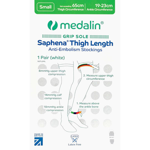 Medalin non slip thigh high stockings 2 pack, imported from the UK