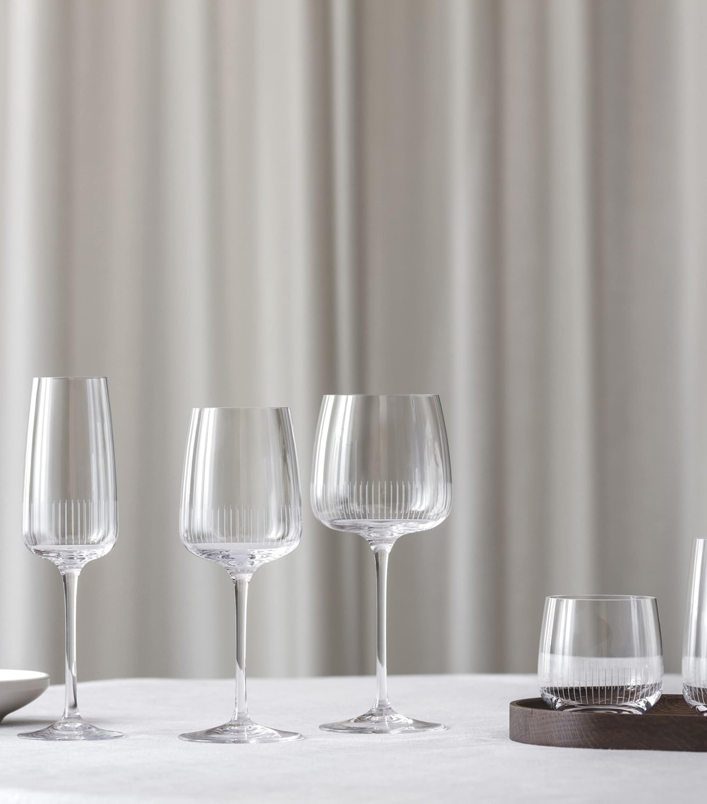 Villeroy & Boch Afina champagne glasses set of 4 120ml (British brand)
