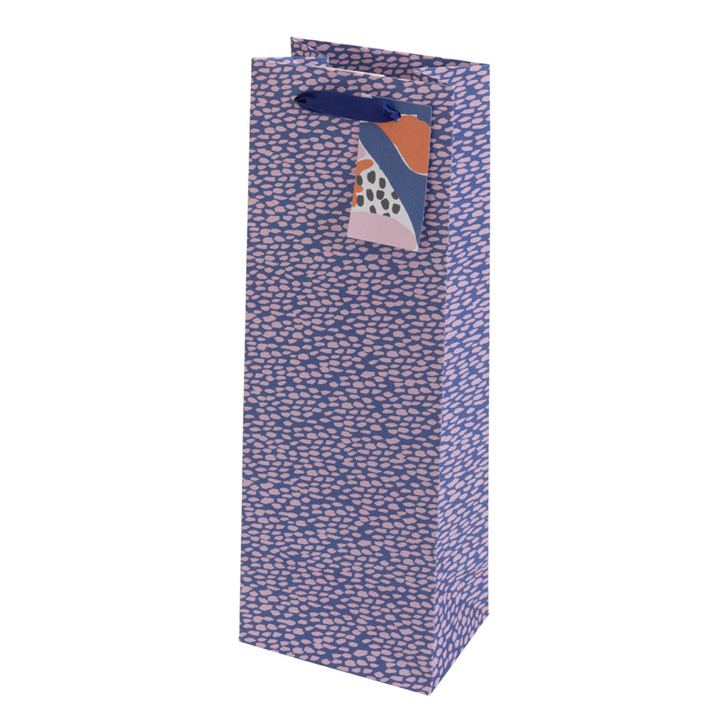 Sainsbury's Home Abstract Floral Bottle Gift Bag For Champagne Prosecco Wine