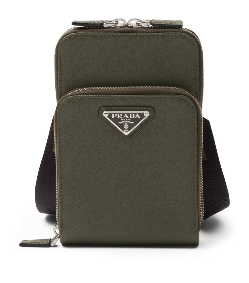 Prada Saffiano leather smartphone case, imported from the UK