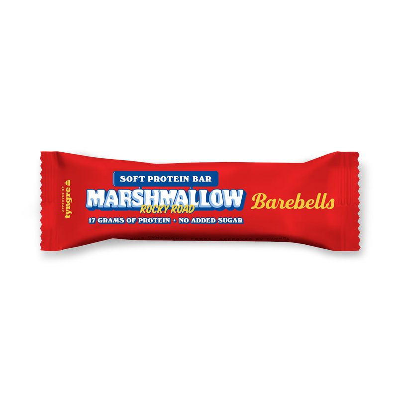 Barebells marshmallow rocky road protein bar 55g, UK version