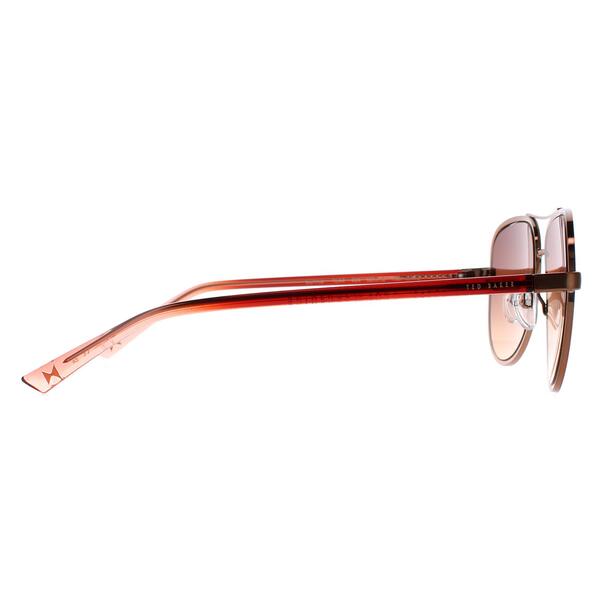 Ted Baker Sunnia aviator sunglasses copper brown - British product