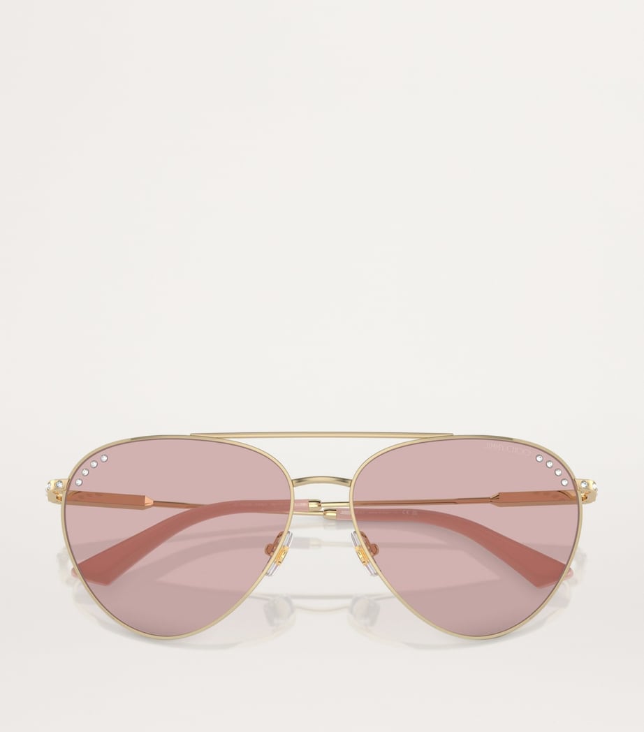 Jimmy Choo steel sunglasses model JC4002B - British product