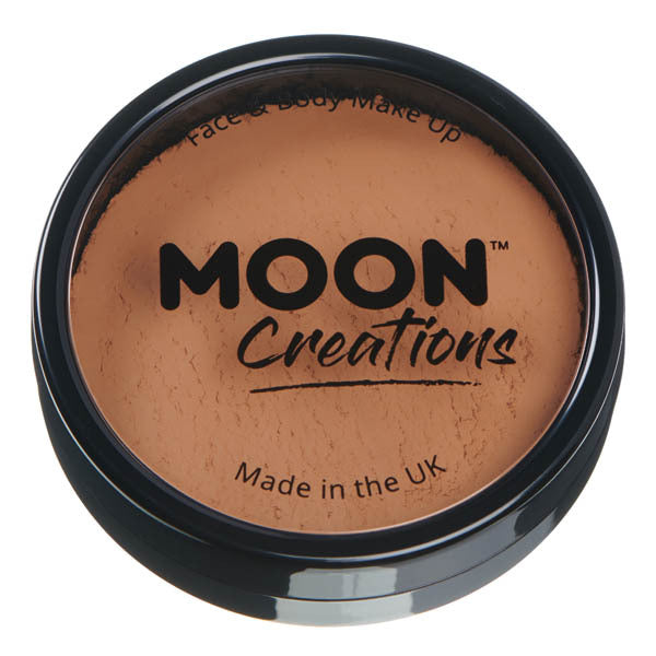 Moon Creations face paint light brown cake pot, imported from the UK