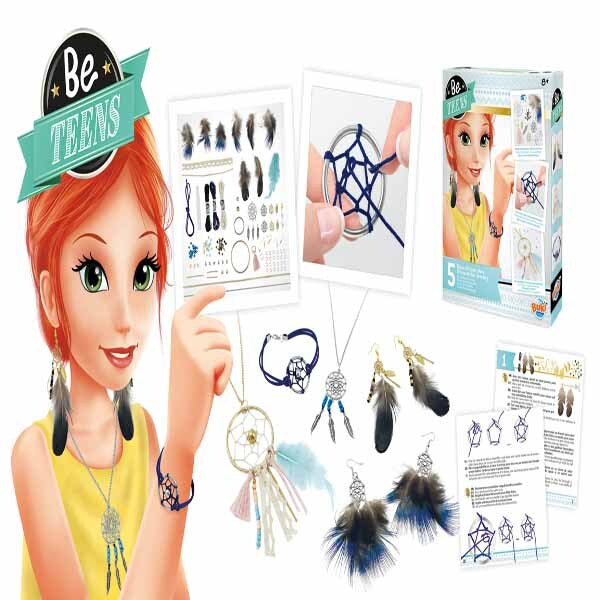 Buki Be Teens dreamcatcher jewellery craft set, imported from the UK