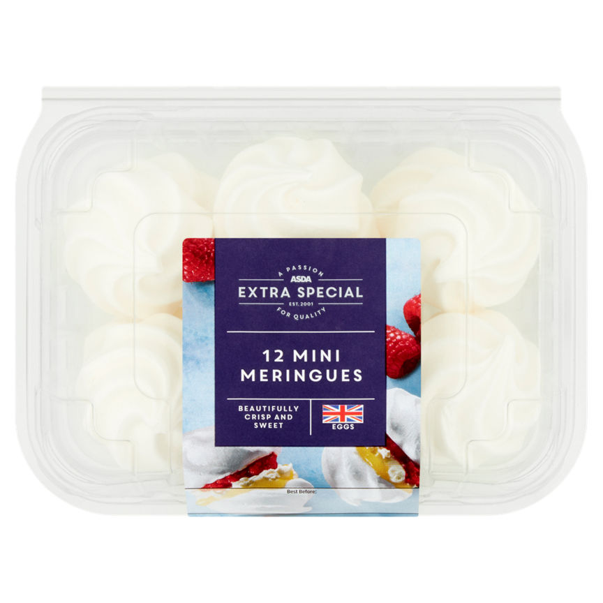 ASDA Extra Special 12 Mini Meringues GOODS ASDA   