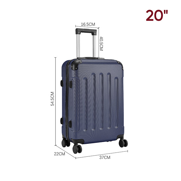 Livingandhome hardside spinner suitcase 20 inch (British brand)