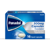 Panadol liquid paracetamol capsules 500mg 16 capsules (British brand)