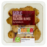 Sainsbury's Garlic Stuffed Halkidiki Olives 160g GOODS Sainsburys   