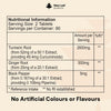 New Leaf turmeric curcumin ginger tablets 180, UK version
