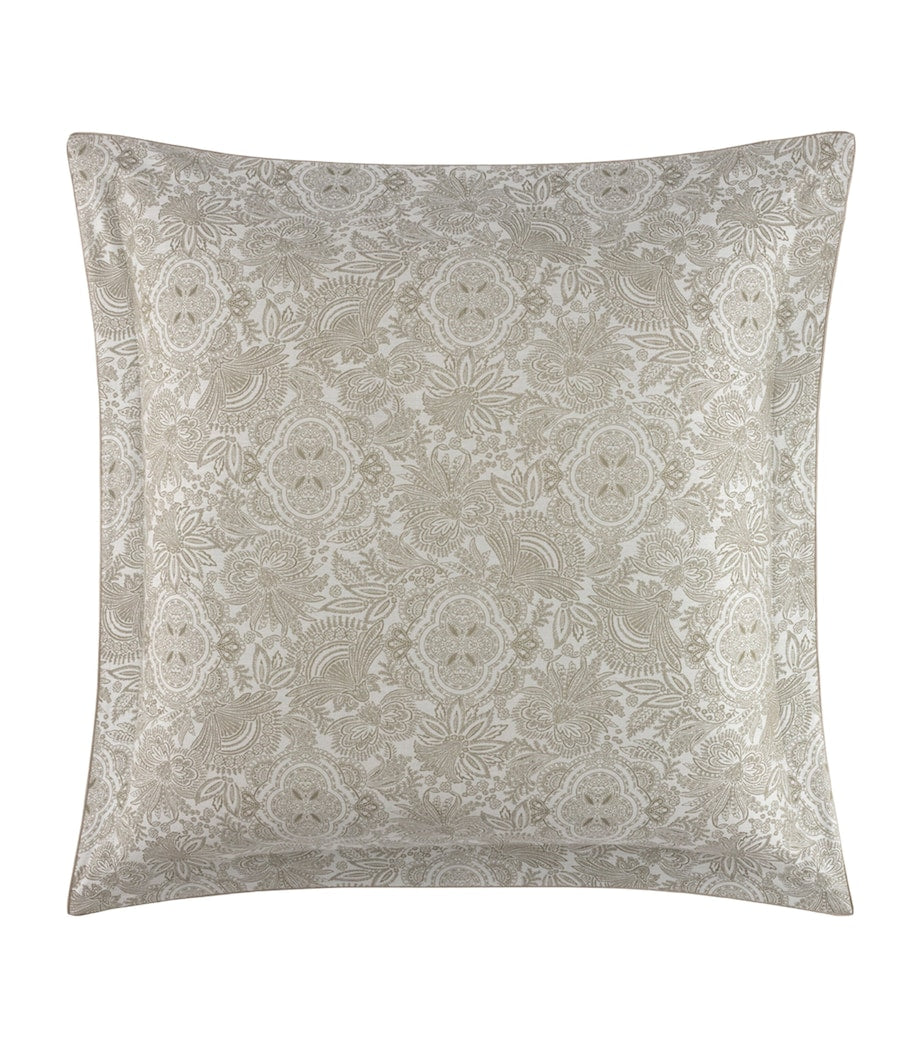 Yves Delorme Jacquard Patio Square Oxford pillowcase 65cm, imported from the UK