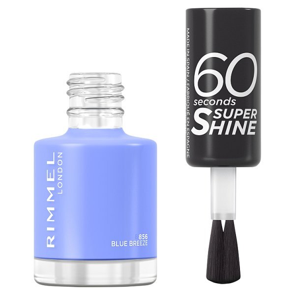 Rimmel 60 Seconds 856 Blue Breeze 8Ml GOODS Superdrug   