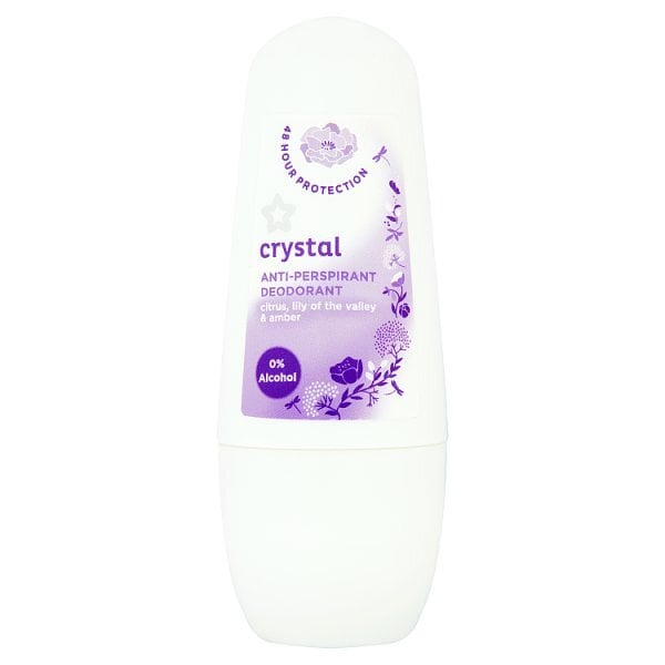 DNR Superdrug Crystal Roll On Deodorant 50ml GOODS Superdrug   