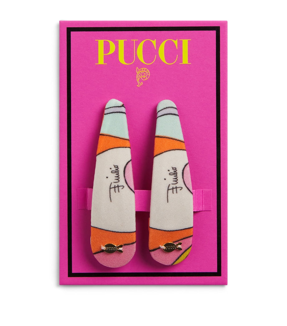 PUCCI printed hair clips set of 2 - British product