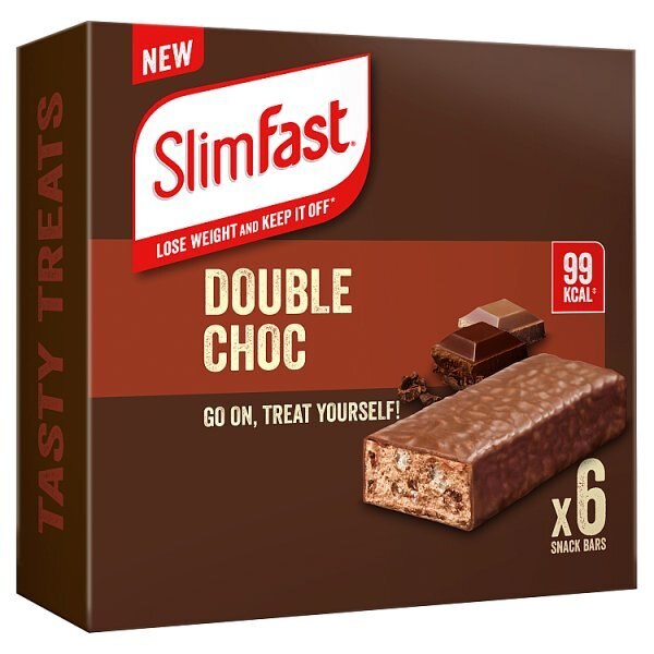 Slimfast Core Snack Bar Double Choc 150Ge (6X25g)