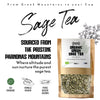 APSOGO organic sage tea loose leaf 100g, imported from the UK