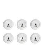Fornasetti set of 6 porcelain trinket trays with feline figures, 10cm diameter - British product