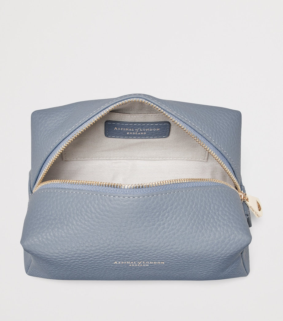 Aspinal of London medium grained leather cosmetics case - British product