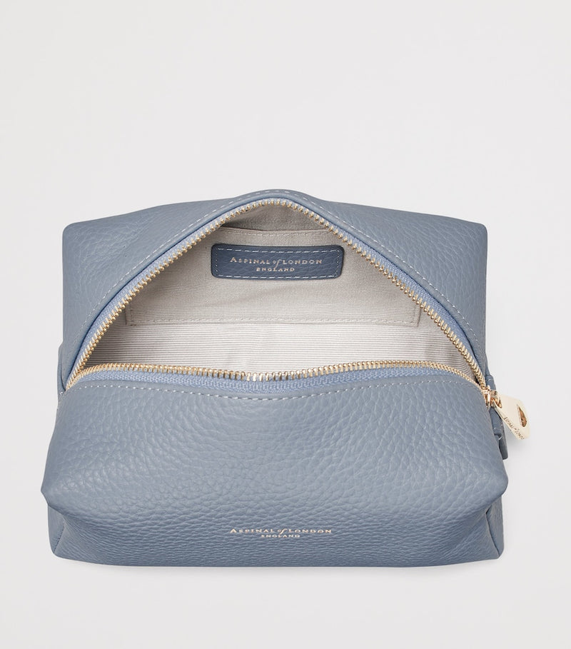Aspinal of London medium grained leather cosmetics case - British product