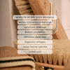 100% horse hair dry body brush, UK version