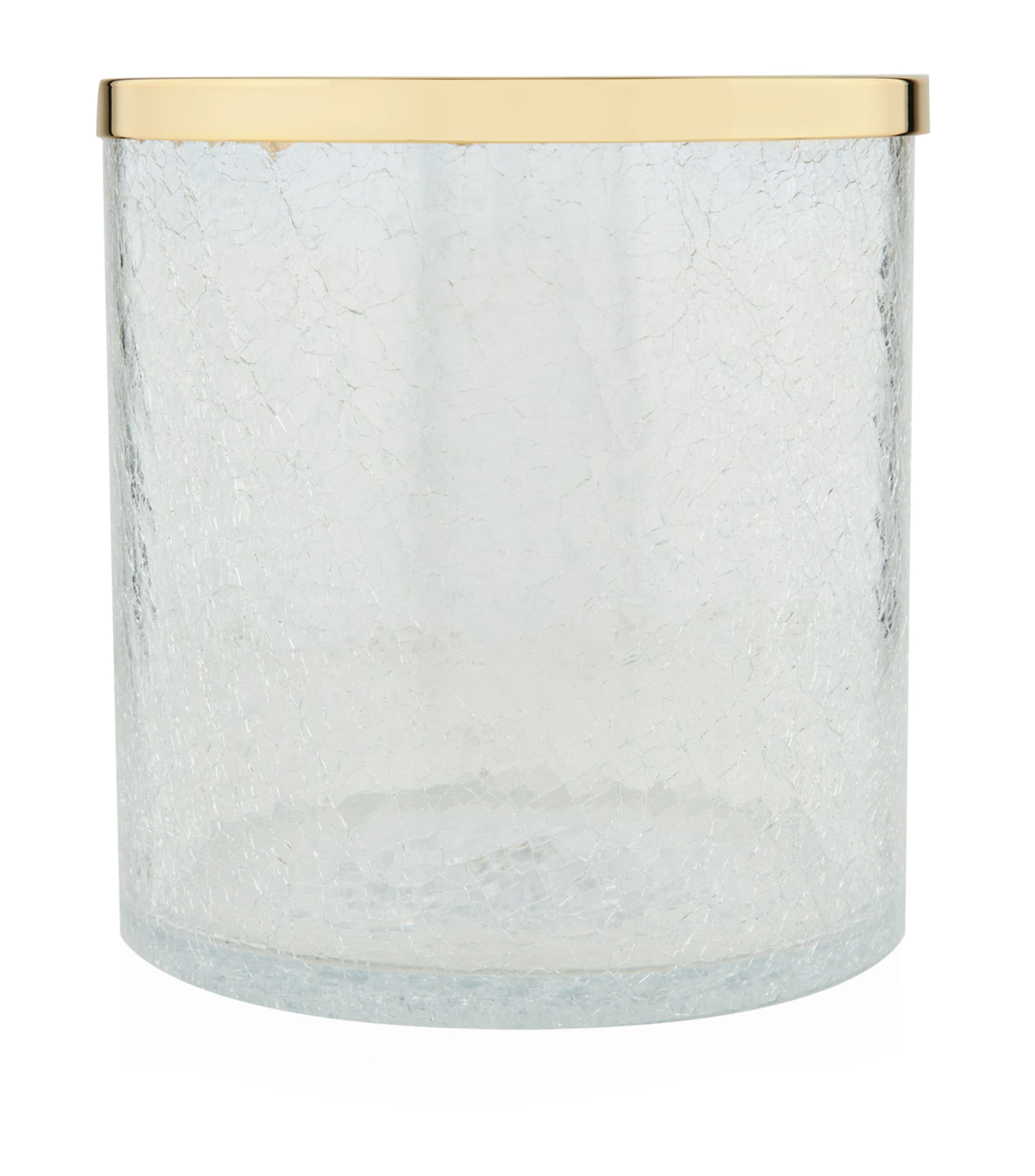 ZODIAC cracked crystal bathroom bin (British brand)
