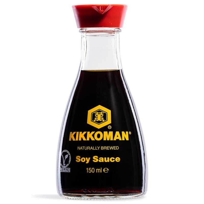Kikkoman naturally brewed soy sauce dispenser, imported from the UK