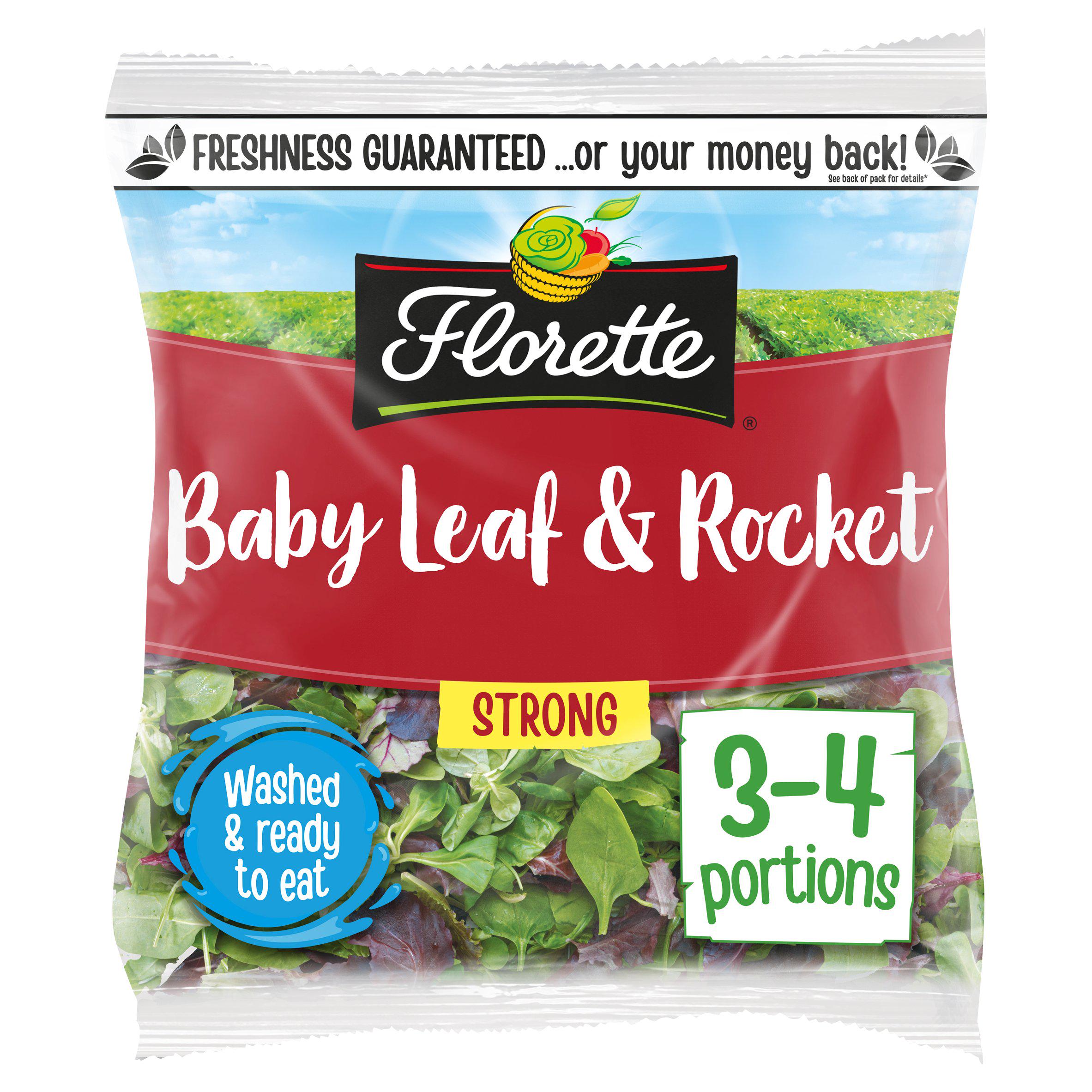 Florette Baby Leaf & Rocket 80g GOODS Sainsburys   