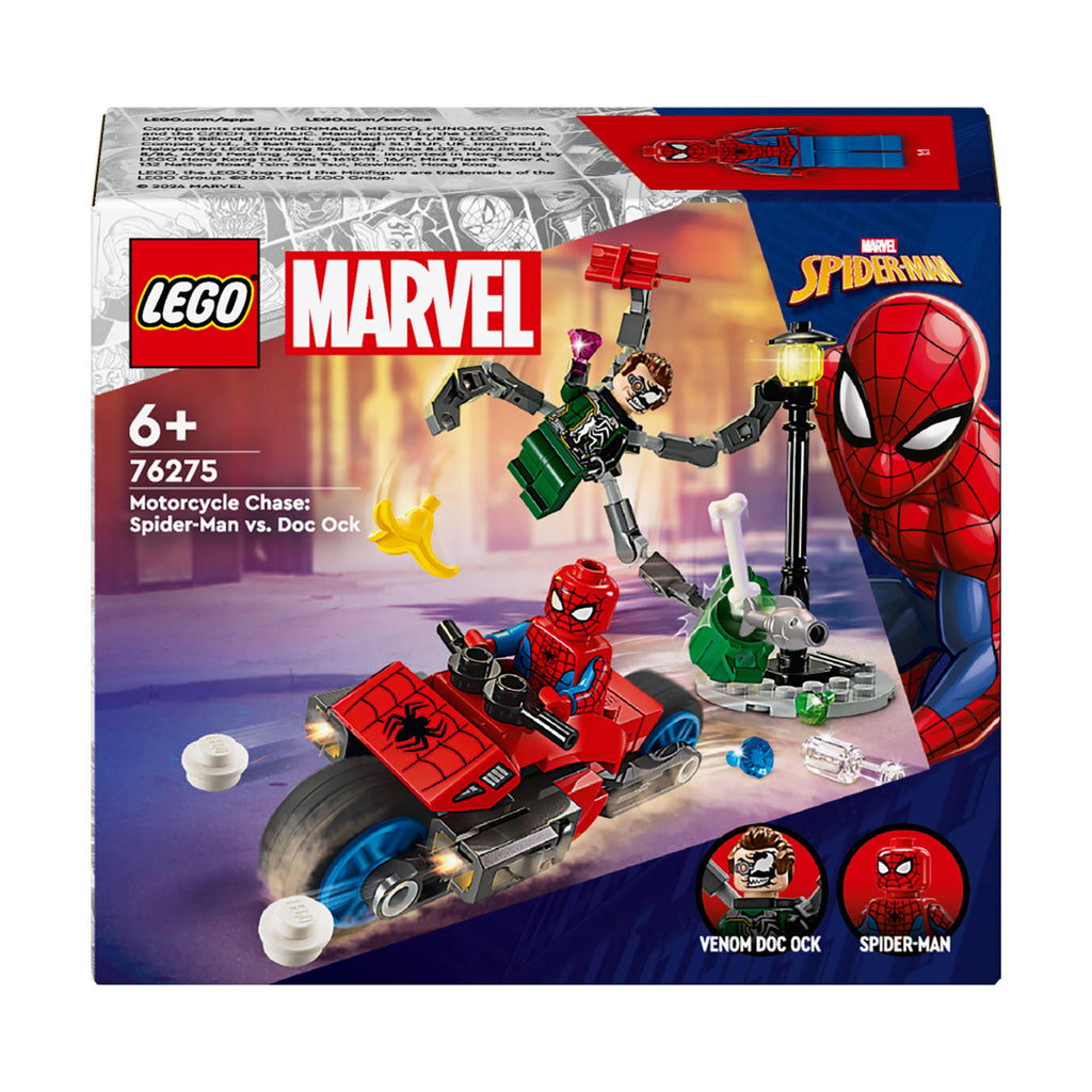 LEGO Marvel Motorcycle Chase: Spider-Man vs. Doc Ock 76275