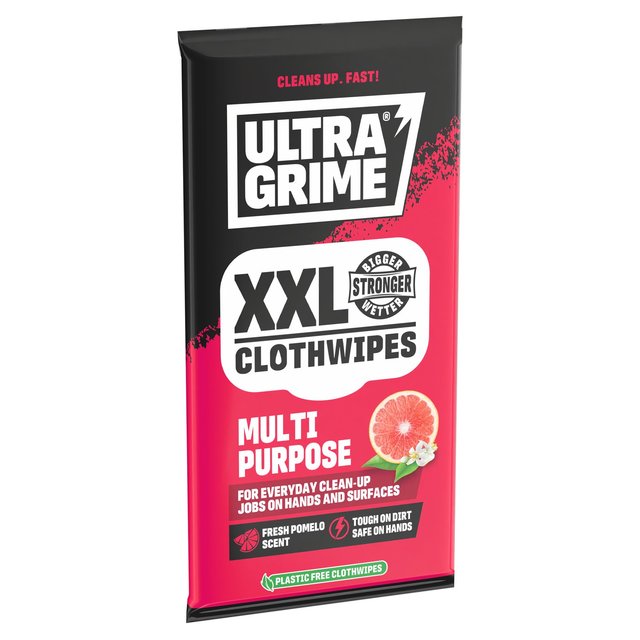 UltraGrime Multipurpose Pomelo XXL Clothwipes   20 per pack GOODS M&S   