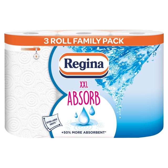 Regina XXL Absorb 3 Roll   3 per pack