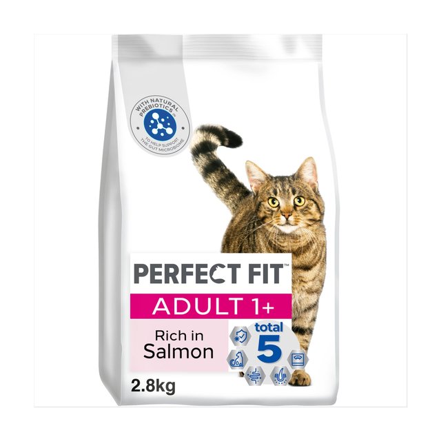 Perfect Fit Cat Complete Dry Adult 1+ Salmon   2.8kg