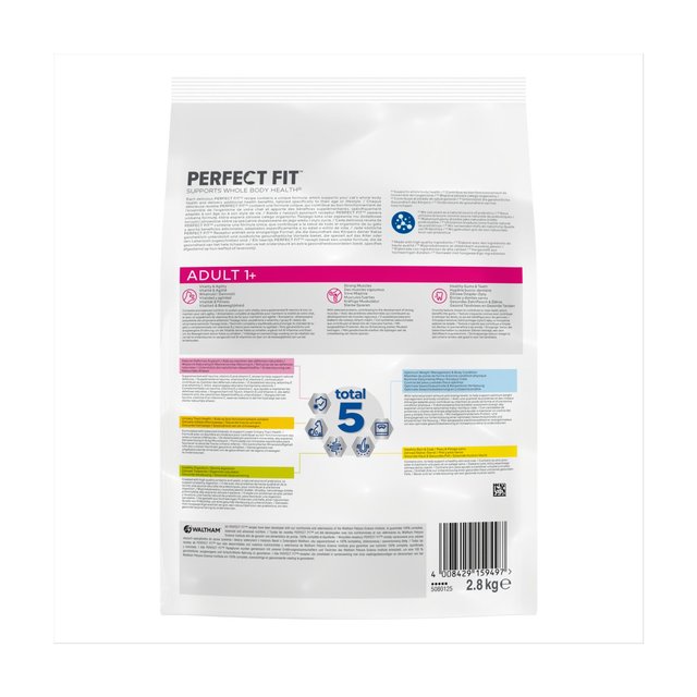 Perfect Fit Cat Complete Dry Adult 1+ Salmon   2.8kg