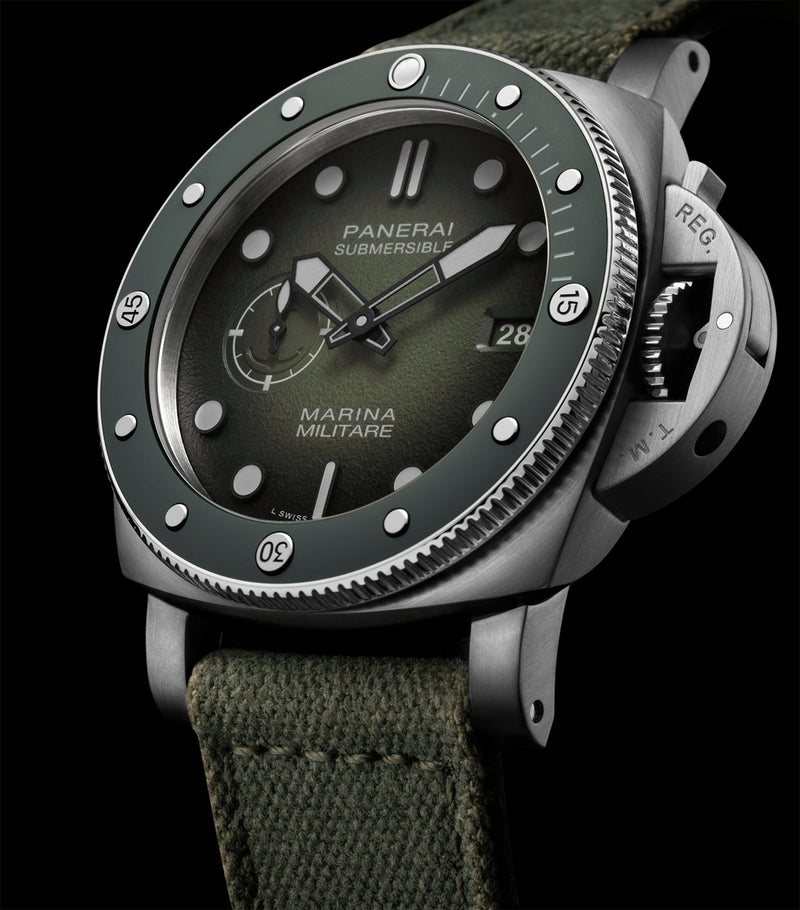 Panerai Submersible Marina Militare watch 44mm, imported from the UK